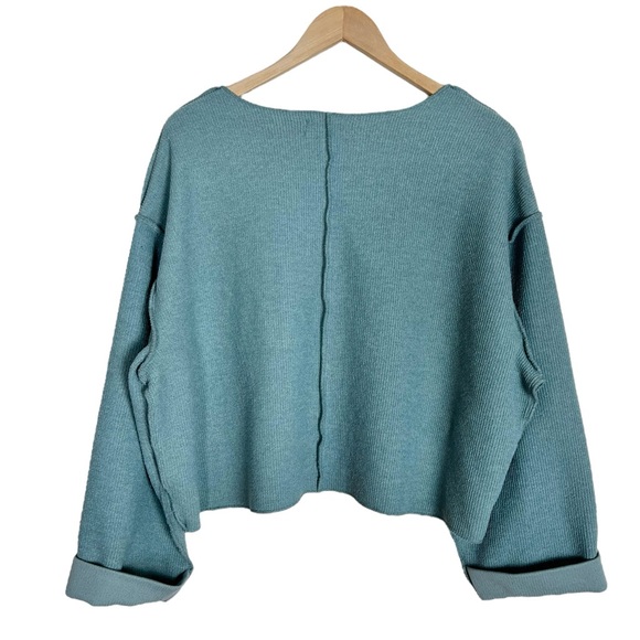 Urban Outfitters Jax Inside Out Notch Neck Sweater Size Small - Picture 3 of 15